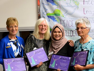 Professor Carole Ferrier honoured with Peace Award