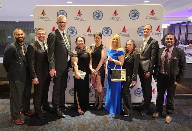 Clarion Awards journo' team